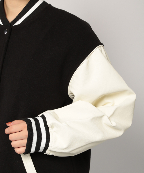 PAGEBOY（ページボーイ） スタジャン FREE ブラック×ブラック