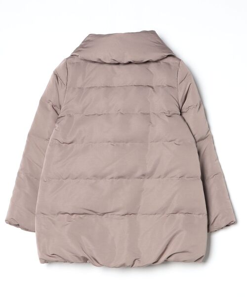 【美品】Noble ブラウン フード付き ダウンコート NOBLE（ノーブル） ダウンコート 40 ブラウン レディース : ZOZOTOWN