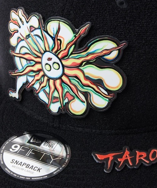 ニューエラ キャップ NEW ERA CAP 9FIFTY 岡本太郎 メニーパッチ [14683773 FW25] 950 TAROKA MANY PATCH メンズ・レディース TARO OKAMOTO コラボ 帽子 ブラック 正規取扱店 NEW ERA（ニューエラ） キャップ 帽子 9FIFTY 950 TARO OKAMOTO 岡本