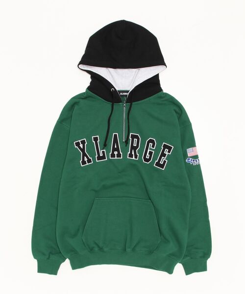 SPV XLARGE ロゴパーカー Lサイズ グリーン XLARGE（エクストラ ラージ） プルオーバーパーカー X-LARGE グリーン
