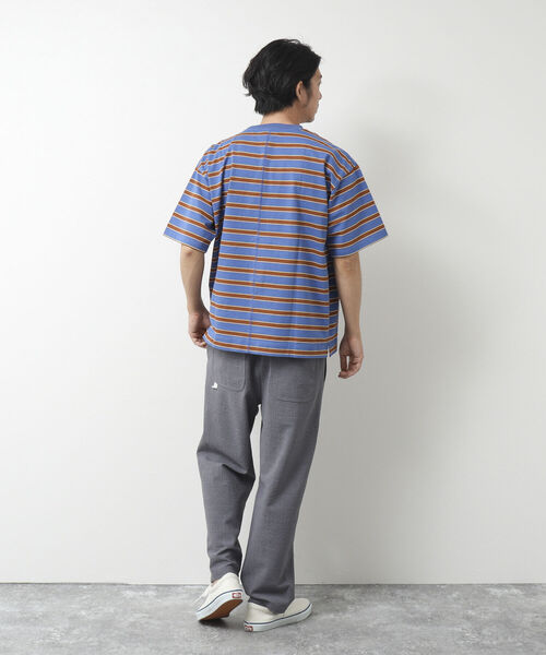 「GEVACO」 半袖Tシャツ L ピンク系その他 メンズ_画像7