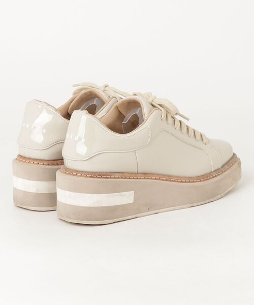 「Lucida」 ローカットスニーカー 37 ベージュ レディース_画像2