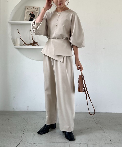 「CAPRICIEUX LE'MAGE」 長袖カットソー FREE ブラウン レディース_画像7