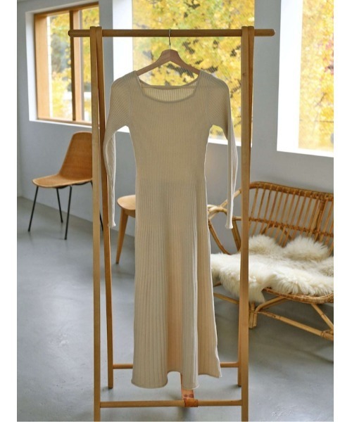 「Katrin TOKYO」 ニットワンピース X-SMALL アイボリー レディース_画像6