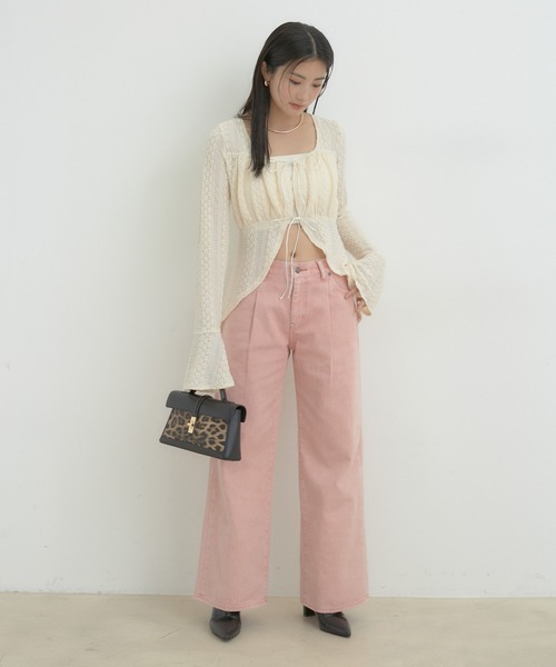 「CIMARRON」 デニムパンツ「VISコラボ」 S ブルー系その他6 レディース_画像4