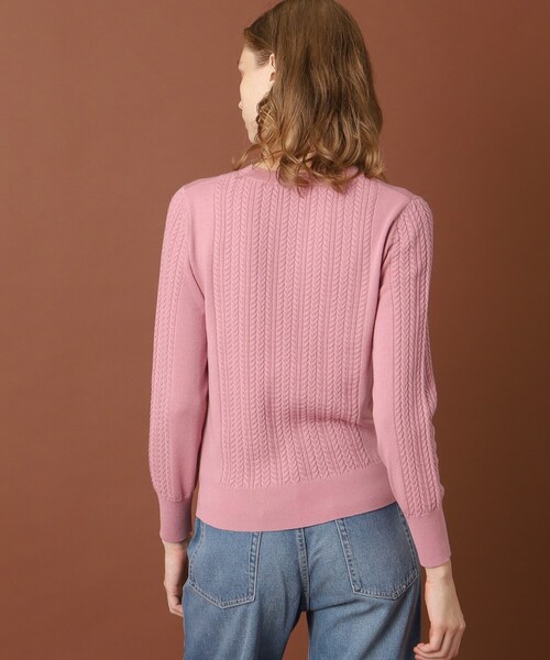 「DRESSTERIOR」 長袖ニット 38 グレー レディース_画像5