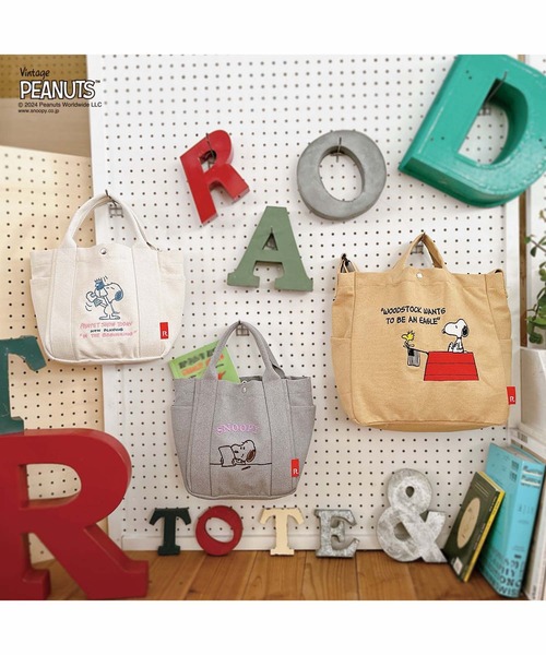 「Vintage PEANUTS」 ショルダーバッグ FREE アイボリー レディース_画像2
