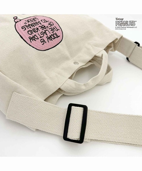 「Vintage PEANUTS」 ショルダーバッグ FREE アイボリー レディース_画像9