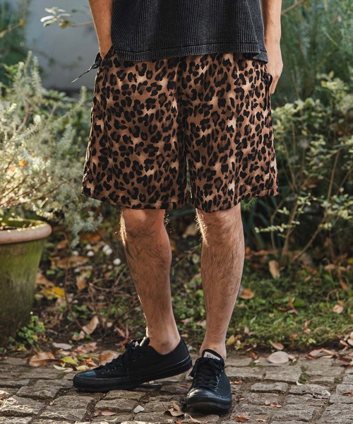 CAMBIO（カンビオ） ワイドパンツ パンツ mp14467- Leopard Short