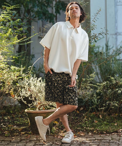 CAMBIO（カンビオ） パンツ mp14467- Leopard Short Pants レオパード