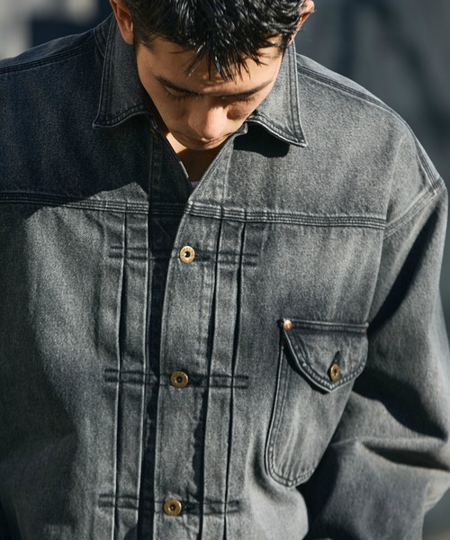 Lee（リー） デニムジャケット MEDIUM ブラック系その他 メンズ