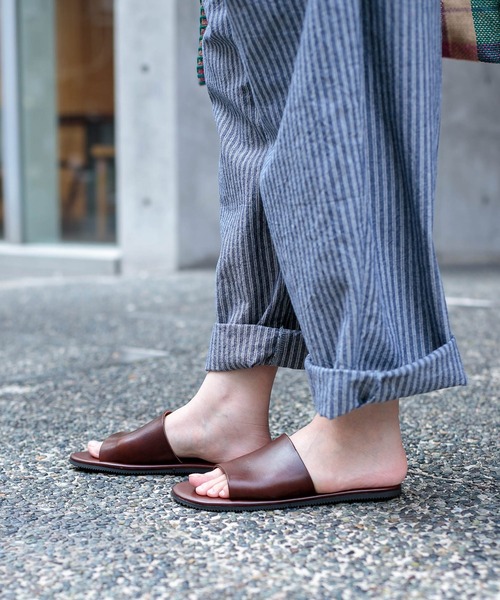 サンダル 夏 「Nuovo Nicar」 レザーサンダル レディース : ZOZOTOWN