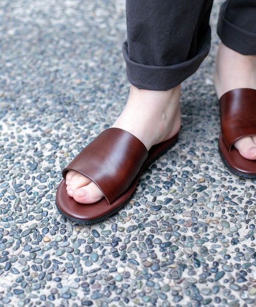 サンダル 夏 「Nuovo Nicar」 レザーサンダル レディース : ZOZOTOWN