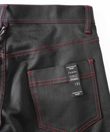 「SHAREEF」 スキニーパンツ 3 ブラック メンズの画像5