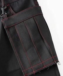 「SHAREEF」 スキニーパンツ 3 ブラック メンズの画像6