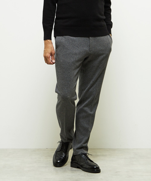 「MEN'S MELROSE」 スラックス 4 カーキ メンズ_画像2