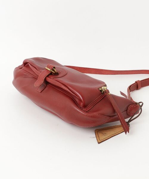 「H 1203 MANO FECE」 ショルダーバッグ - レッド レディース_画像3