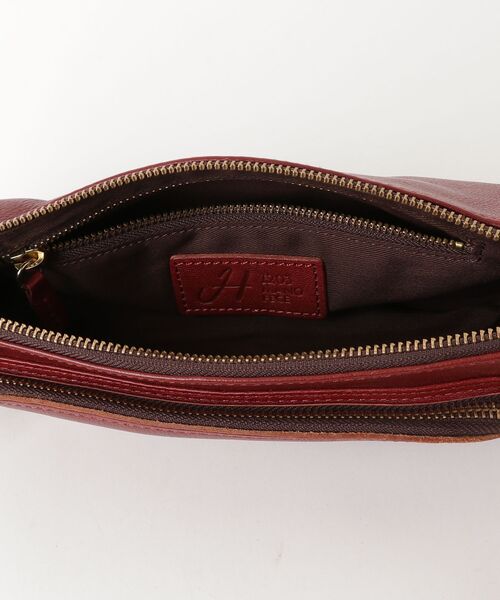 「H 1203 MANO FECE」 ショルダーバッグ - レッド レディース_画像4