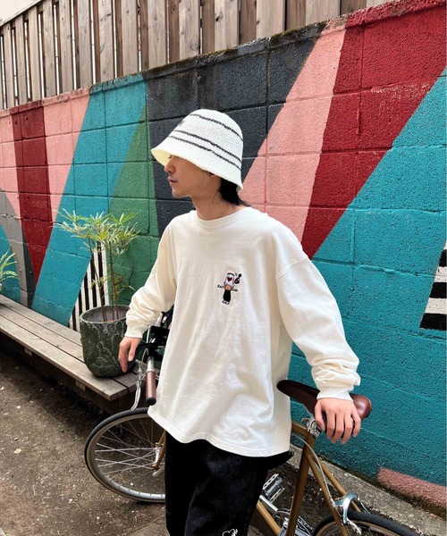 「kaoyorinakami」 長袖Tシャツ X-LARGE ホワイト メンズ_画像6