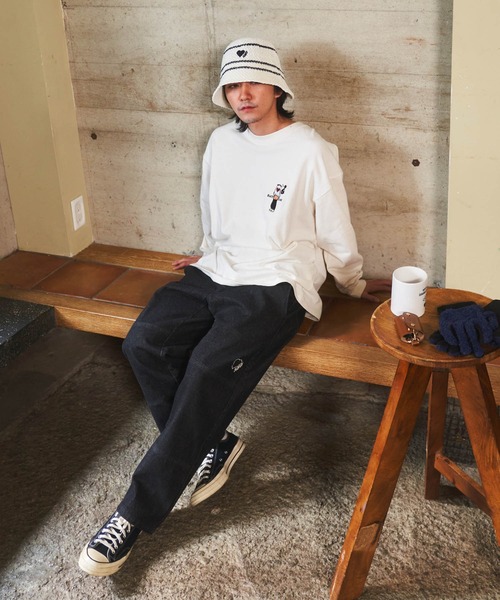 「kaoyorinakami」 長袖Tシャツ X-LARGE ホワイト メンズ_画像8