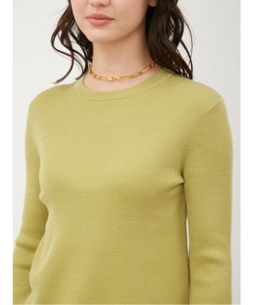 「Mila Owen」 長袖ニット 1 グレー レディース_画像5