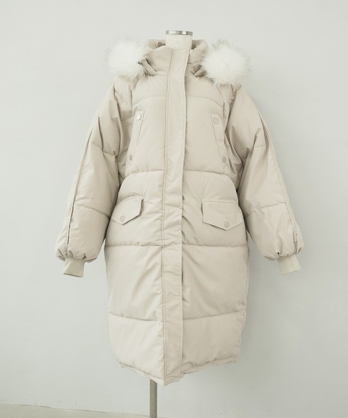 「c.u.l」 コート L アイボリー レディース_画像6