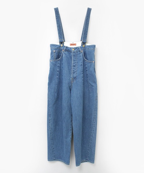 「URCH RNA」 パンツ FREE ライトインディゴブルー レディース_画像5