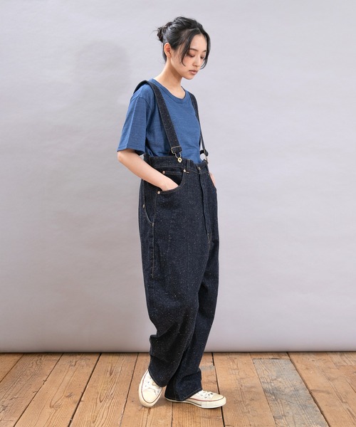 「URCH RNA」 パンツ FREE ライトインディゴブルー レディース_画像7