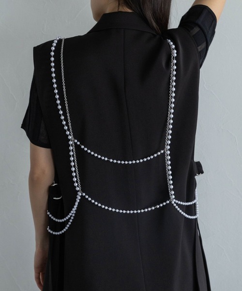 「HARE」 サスペンダー FREE シルバー レディース_画像4