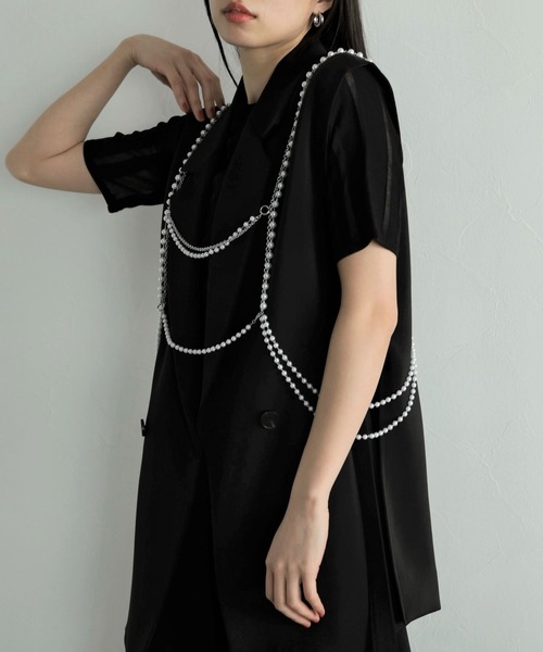 「HARE」 サスペンダー FREE シルバー レディース_画像6