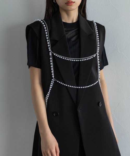 「HARE」 サスペンダー FREE シルバー レディース_画像7