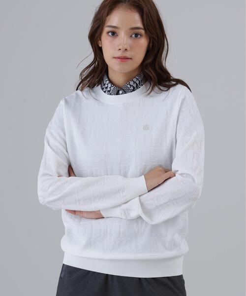 St ANDREWS ニット セーター 「St ANDREWS」ダブルロゴジャガードプル