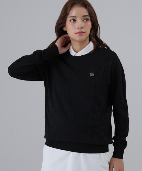 St ANDREWS ニット セーター 「St ANDREWS」ダブルロゴジャガードプル