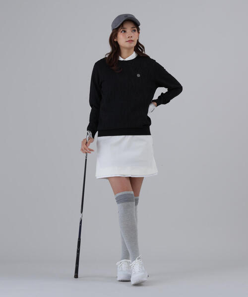 St ANDREWS ニット セーター 「St ANDREWS」ダブルロゴジャガードプル