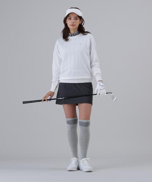 St ANDREWS ニット セーター 「St ANDREWS」ダブルロゴジャガードプル