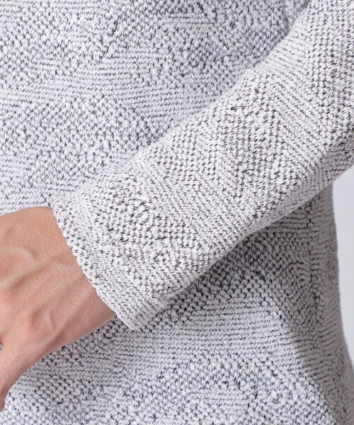 「EPOCA UOMO」 長袖Tシャツ 46 ネイビー メンズ_画像9