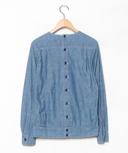 「HYKE」 長袖ブラウス 1 ブルー レディース_画像2