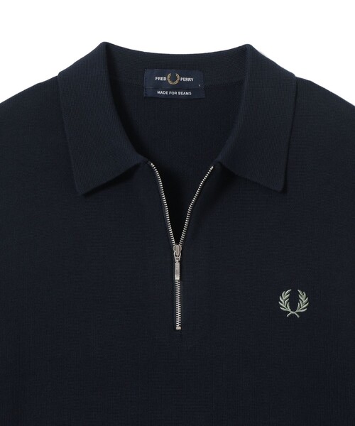 FRED PERRY ポロシャツ ハーフジップ コラボ 限定モデル 別注 美品 FRED PERRY（フレッドペリー） ポロシャツ 「別注」FRED PERRY / Half