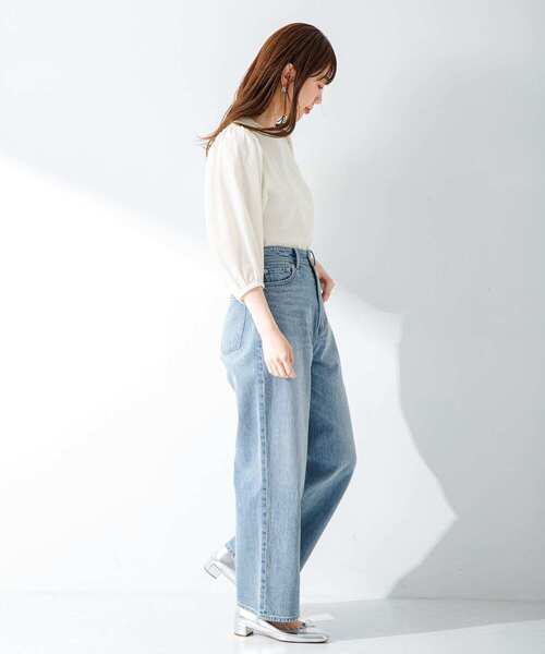 「URBAN RESEARCH Sonny Label」 7分袖カットソー FREE オフホワイト レディース_画像2