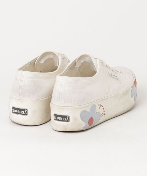 「SUPERGA」 ローカットスニーカー 37 ホワイト レディース_画像2