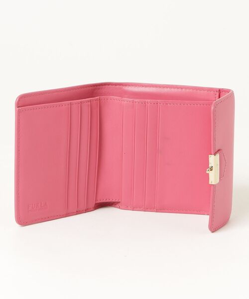 【新品】FURLA 財布 ピンク レディース FURLA（フルラ） 財布 レディース 2つ折り 折財布 コンパクト