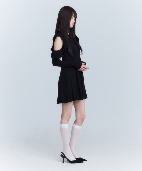 EIMY ISTOIRE（エイミーイストワール） ニットワンピース F ブラック