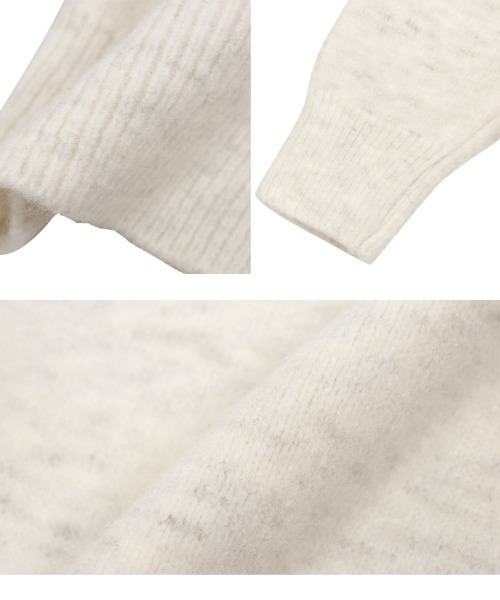 「KOBE LETTUCE」 ニットカーディガン M グレー レディース_画像8