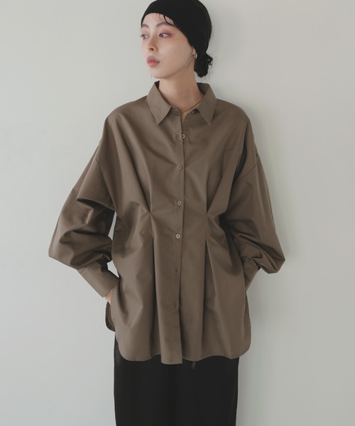 「LIAN」 長袖シャツ FREE ブラウン レディース_画像7