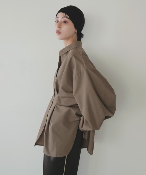 「LIAN」 長袖シャツ FREE ブラウン レディース_画像9