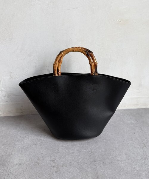 Chez toi（シェトワ） トートバッグ バンブーライク2WAYショルダー