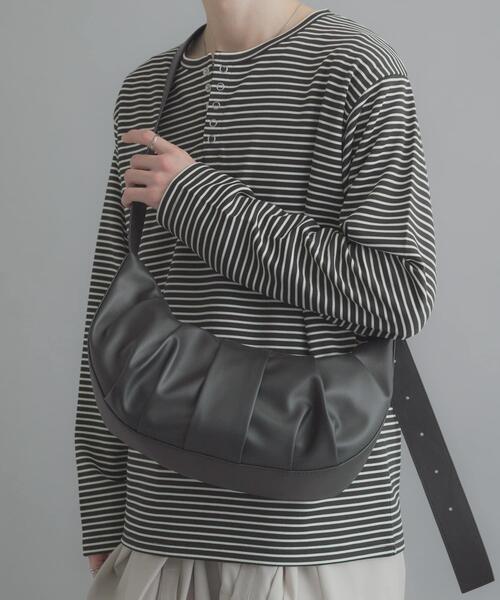 【未使用】ポロラルフローレン アイレット ショルダーバッグ ハーフムーン SENSE OF PLACE by URBAN RESEARCH ショルダーバッグ ハーフムーン