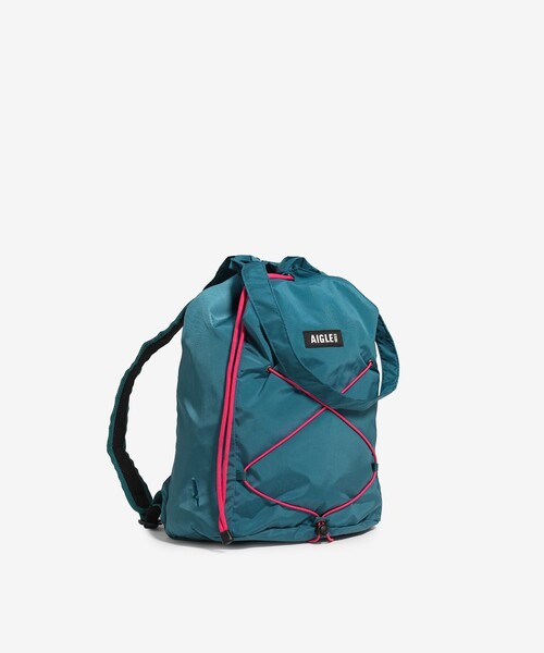 未使用✨パッカブルバッグパック　ライトグレー　3246 AIGLE（エーグル） デイバック リュック 撥水 ライト＆コンパクト