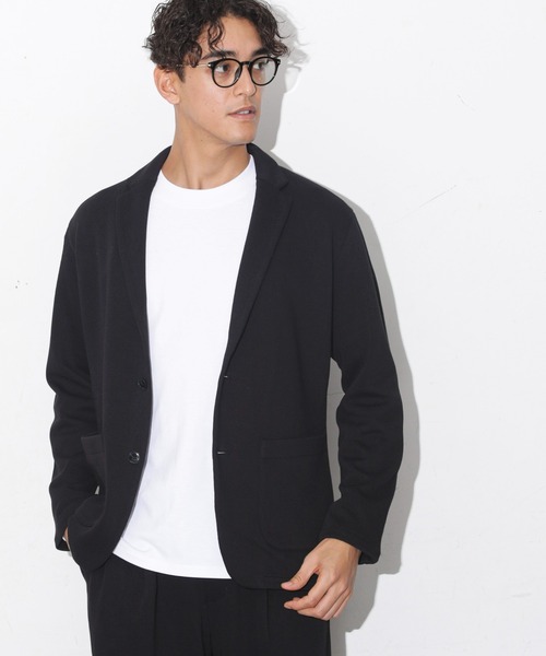 「NANO universe」 テーラードジャケット S ネイビー メンズ_画像3