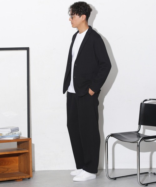 「NANO universe」 テーラードジャケット S ネイビー メンズ_画像7